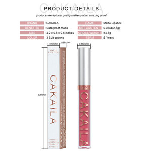 NUOVO <span class=keywords><strong>Rossetto</strong></span> Opaco Vellutato, <span class=keywords><strong>Rossetto</strong></span> Liquido Opaco Non Appiccicoso, Impermeabile a Lunga Durata, <span class=keywords><strong>Rosso</strong></span> Sexy - Product Image 2