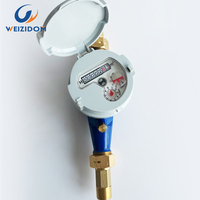 Compteur d'eau multi-jets Weizidom DN15 en laiton, protection IP68, filetage mâle, pour usage commercial