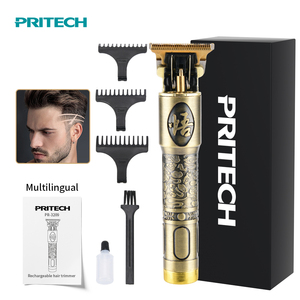 PRITECH OEM ODM Cortapelos Profesional con Logotipo Personalizado al por Mayor, Máquina de Barbero Retro con Cuchilla en T Grabada, Directo de Fábrica - Product Image 1