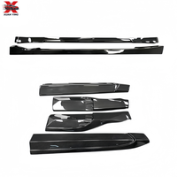 Kit carrosserie en fibre de carbone sèche style LD pour BMW XM G09 : Lame avant, diffuseur arrière, jupes latérales, capot, aileron arrière, extensions d'ailes