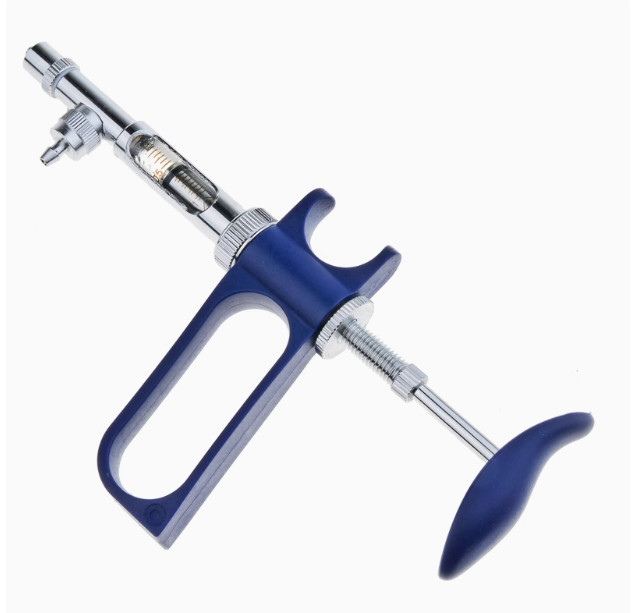 Veterinary TPX Plastic Steel Syringe Pig