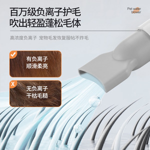 เครื่องเป่าขนสัตว์เลี้ยงอัจฉริยะ 520W ปรับอุณหภูมิได้ สำหรับกรูมมิ่งแมวและสุนัข - Product Image 4