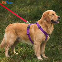 Harnais pour chien SHIYUAN réglable à 5 points avec anneau en D, gilet de promenade en nylon de type H anti-évasion pour chiens de taille moyenne et grande