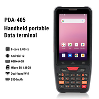 PDA industriel robuste Android 12 de 4 pouces avec terminal industriel portable IP67 Lecteur de codes-barres 1D 2D PDA avec clavier en stock