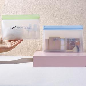 Custom Factory EVA <b>Clear</b> Travel Cosmetic <b>Bag</b> Portable <b>Toiletry</b> Pouch for Airplane Travel - Product Image 2