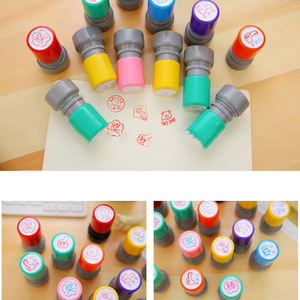 Tampons encreurs auto-encreurs en plastique 23mm avec logo personnalisé Jouet pour enfants et outil d'examen pour enseignants pour le bureau - Product Image 6