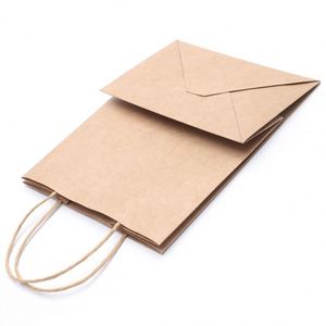 Bolsas de Papel Kraft Marrón para Llevar Comida, Biodegradables, para Restaurantes de Comida Rápida, Personalizadas con Impresión, para Tiendas - Product Image 5