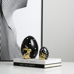 Ornements en céramique peints à la main, motif de pois de la vie, style moderne et luxueux, créatifs, petits objets décoratifs pour la <span class=keywords><strong>maison</strong></span>, modèle de décoration de chambre - Product Image 2