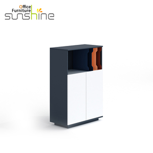 Hiện đại 3-Drawer kim loại Tủ hồ sơ với khóa phong cách nhân viên Tủ hồ sơ - Product Image 5
