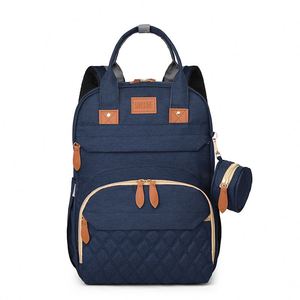 Trendy Plain Color USB Mommy Bags <b>Large</b> Capacity Waterproof Baby Diaper <b>Backpack</b> - Product Image 5
