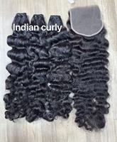 2x6 4x4 5x5 6x6 7x7 9x6 13x4 Cierre de encaje HD invisible con nudos blanqueados y pre-arrancados, Cierre frontal de encaje HD 13x6 con cabello rizado birmano