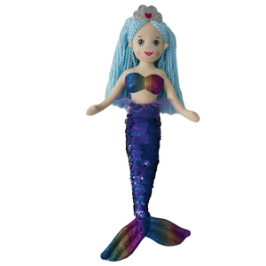 <span class=keywords><strong>Muñeca</strong></span> Princesa Sirenita de 45 cm al por Mayor con Lentejuelas Suaves, Peluche de Trapo para Regalo de Cumpleaños para Niñas - Product Image 2