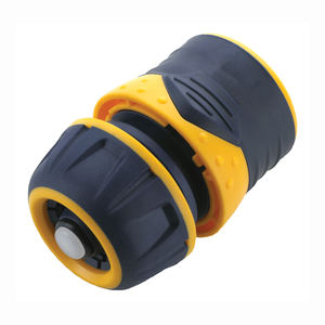 Connettore Rapido Premium da 1/2 Pollice per Tubi da Giardino in Plastica ABS con Blocco Acqua per Uso Esterno - Product Image 1