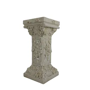 Hot Selling Resin Roman Column Indoor Wedding Decoration Flower Pillar Ornaments