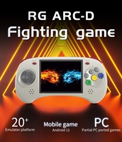 Haute qualité Anbernic RG ARC Double système Android Linux OS 4 pouces IPS écran tactile 64 bits 3500mAh Consoles de jeu portables rétro
