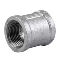 Raccord de tuyauterie en fonte pour femme, galvanisé, en fonte malléable, fileté, basse pression, résistant à la corrosion, directement de l'usine