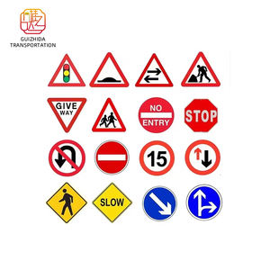 لافتات معدنية عاكسة مخصصة للتحذير وسلامة الطرق بتصميم عتيق - Product Image 1