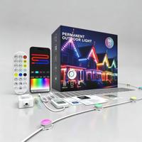 Luces LED Permanentes para Exteriores con Piedras Preciosas para Decoración del Hogar