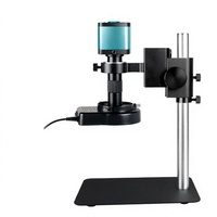 Mikroskop Elektron NICE-POWER 48MP 1080P Video Industri Lensa Zoom 150X Layar LED Fokus Manual Layar Eksternal