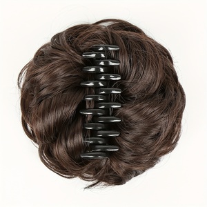 1 unidad de moños de pelo sintético trenzado de 6 pulgadas, negro, rubio lino, marrón <span class=keywords><strong>chocolate</strong></span>, <span class=keywords><strong>castaño</strong></span> <span class=keywords><strong>dorado</strong></span>, multicolor, natural para mujer - Product Image 6