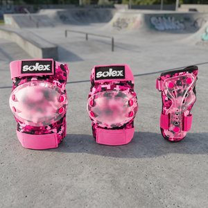 Protège-coudes, genouillères et protège-poignets pour le cyclisme, le skateboard, le roller et le patinage sur glace – Équipement de protection pour enfants et adultes - Product Image 3