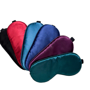 Mascherina per gli occhi in raso di seta Unisex personalizzata Super liscia aereo Hotel per la maschera per gli occhi per la salute degli occhi - Product Image 1