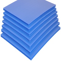 Planche à flûte 3mm double paroi Polipropileno Corrugado Hojas De Plastico Supercore Board PP Ondulé Plastique Noyau Flûte Feuilles