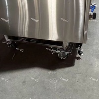 Kabinet Pengukus Makanan Laut Komersial 3 Pintu, Gas Otomatis, Multi-Layer, Stainless Steel, Peralatan Pengukus Dapur