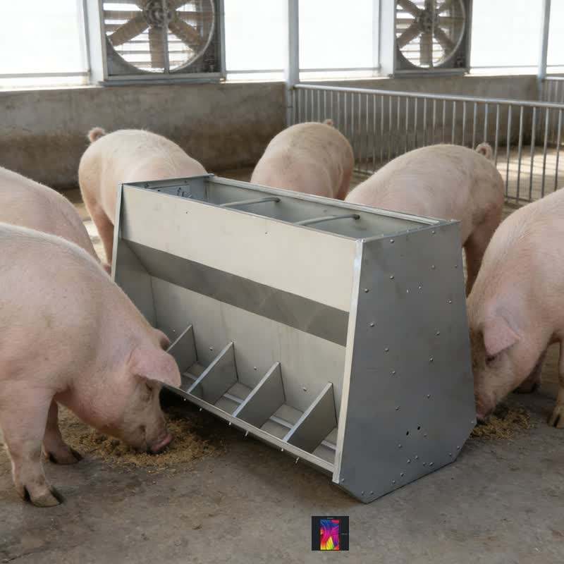 Operator Friendly Heavy Duty Pig Farm Feed Solution Farm Feeding System ...
