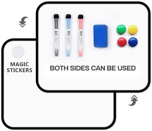 Ruled Dry Erase Lined Whiteboard Portable Small <strong>Lapboard</strong> With Markers for School - Product Image 1