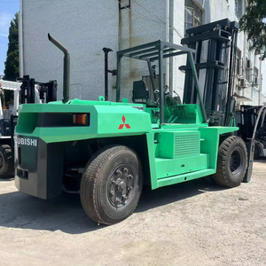 Offre Spéciale Mitsubishi FD160 chariot élévateur diesel 16 tonnes parfait état de travail transpalette automatique Japon machines d'occasion d'origine - Product Image 1