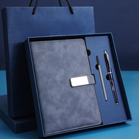 Vente en gros de carnets A5 à logo personnalisable avec stylo Ensemble de papeterie de haute qualité pour le bureau Planificateurs Minutes de réunion