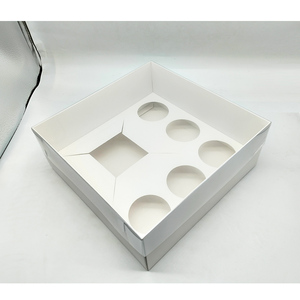 กล่องกระดาษใส่ขนมหวานกล่องใส่อาหารกล่องใส่คัพเค้ก - Product Image 4