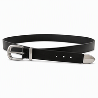 Boucles de ceinture pour hommes d'affaires, logo gravé sur mesure, alliage de zinc, métal résistant à la rouille, anti-rayures, pour ceinture en cuir