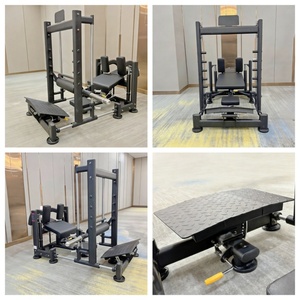 Macchina Commerciale Regolabile per Hip Thrust con Carico a Piastre in Acciaio per Allenamento di Forza in Palestra, Braccia, Petto, Gambe e Glutei - Resistente - Product Image 3
