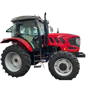 High Quality QLN-1104 4 Wheel Agricultural Tractor Agricola 4X4 110 HP Agricultural Farming Wheel Tractor With Harrow In Ghana