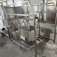 Laveuse à pression industrielle LONKIA SUS304 pour le nettoyage des poubelles, remorques et paniers de courses