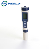 Portable numérique professionnel 5 en 1 TDS + pH + EC + SALT + TEMP multi-paramètres compteur étanche analyse de stylo de test de qualité de l'eau
