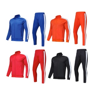2025 100% chándal de poliéster para hombres y mujeres, ropa deportiva para correr, trajes para correr para hombres, venta al por mayor, chándal con tira lateral, logotipo personalizado - Product Image 1