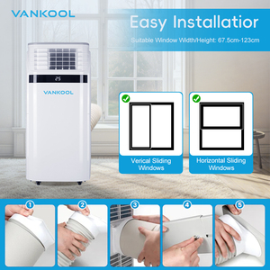 Aire Acondicionado Portátil 4 en 1 de 18000-24000 BTU con Función de Refrigeración y Calefacción, Suministro de Fábrica para Minoristas - Product Image 5