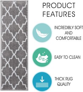 Cầu thang treads 100% Polypropylene Thảm dải cho cầu thang trong nhà dễ dàng để cài đặt Runner Thảm an <span class=keywords><strong>to</strong></span>àn, Thảm trang trí - Product Image 3
