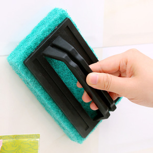 Multi Purpose Cleaning Pad Rectangle Sponge For Kitchen Bathroom Floor Tile Wall Sink Stove Scrubber Green Red Blue Color - Product Image 3
