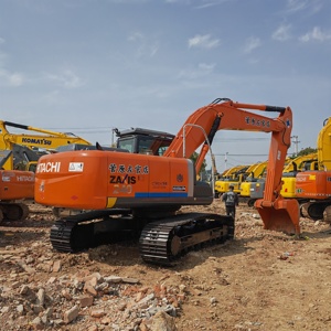 Excavatrice sur chenilles Hitachi ZX240 d'occasion, d'origine japonaise, 24 tonnes, pelle hydraulique moyenne ZX240-3G/5G, bon état, en stock - Product Image 1