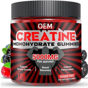 OEM Hot Sale High Quality Energy <b>Creatine</b> Gummies Muscle Growth <b>Creatine</b> Monohydrate Gummies Supplement - Product Image 1