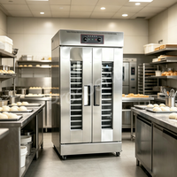 Armoire de fermentation professionnelle à 32 plateaux, en acier inoxydable 410, avec circulation d'air chaud pour la levée de la pâte en boulangerie