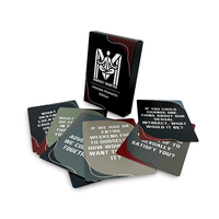 Prix d'usine Impression personnalisée Conception personnalisée Jeu de cartes interactif divertissant pour couples de haute qualité