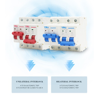 Interrupteur de transfert manuel 2P + 2P, disjoncteur Interlock à double puissance, 1250 a 50HZ mf