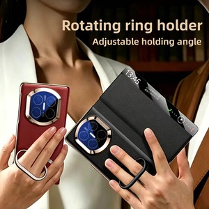 For Huawei MateX7X5/X6 phone case magnetic suction flip cover all inclusive new ring holder double hinge protection phone case - Product Image 1