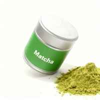 Étiquettes autocollantes en fer blanc personnalisées par le fournisseur, boîte à matcha étanche soudée, scellant haut de gamme, OEM, qualité alimentaire, impression CMJN