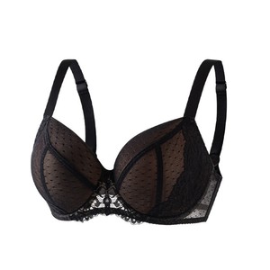 Sujetadores de talla grande transpirables y ajustables al por mayor, con copa fina, copa completa, aros y bordados, y tangas de uso diario. - Product Image 5